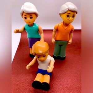 Little Tikes Grandparents Son Dollhouse Vtg Figure Dolls